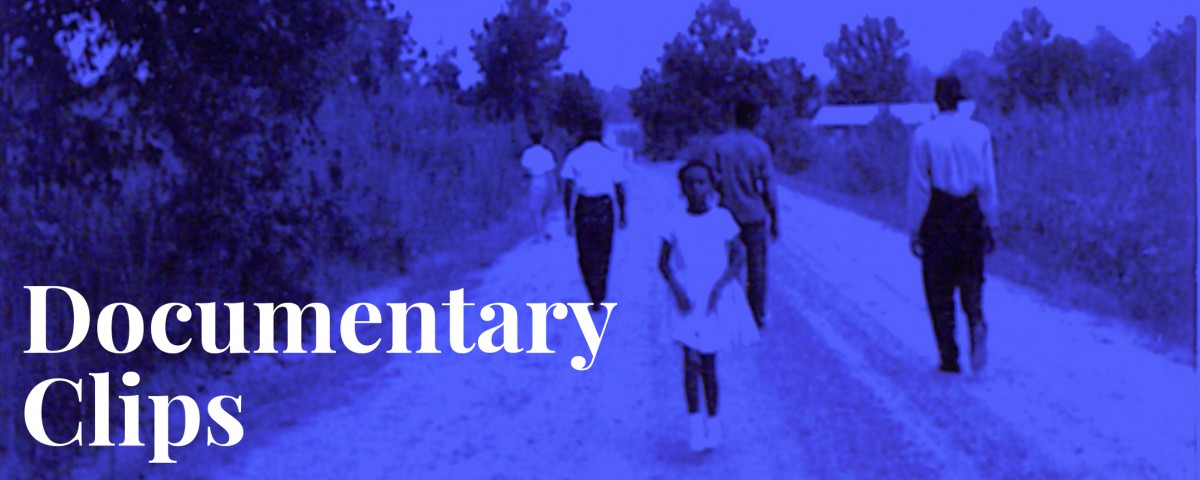 Documentary Clips. Little girl walking on a rural road in Mississippi